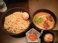 「味玉つけ麺（えびだし）+雑炊セット」@麺や 雄の写真
