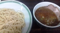 「濃いつけ麺+玉子トッピング」@らー麺 つるやの写真