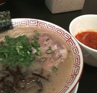 「らーめん600円（豚とまと）」@博多長浜らーめん もりやの写真