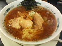 「中華そば+大盛（無料券）」@日高屋 市川南口店の写真