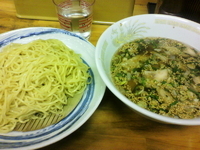 「ワンタンつけ麺800円」@支那そば一麺 豊里店の写真