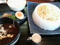 「【限定】カレーつけ麺+半ライス」@居酒屋 ミッコの写真