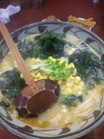 「味噌一 ワカメ 太麺」@味噌一 三鷹店の写真