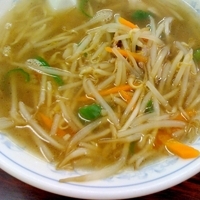 「モヤシそば（￥600）」@生駒軒の写真