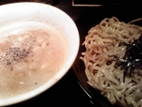 「赤のつけ麺 焼き盛り」@麺者 すぐれの写真