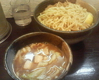 「つめ麺大盛」@づゅる麺 池田の写真