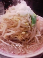 「味玉ふじ麺 中盛り（無料サービス） にんにく抜き」@景勝軒 前橋総本店の写真