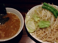 「魚介しょう油野菜つけ麺（800円）」@ラーメン 岩佐の写真
