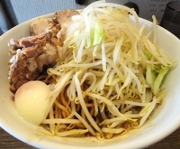 「油そば+豚 【700円+100円】」@らーめん こじろう526 日暮里店の写真