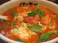 「トマトラーメン」@北海道ラーメン 帯広ロッキー 大泉店の写真