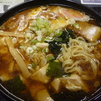 「平打トーフラーメン+大盛」@レストラン大手門の写真