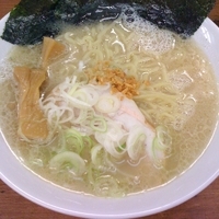「鶏白湯ラーメン、しお味（￥350）」@麺厨房 豪快家 大森店の写真