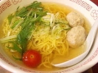 「高座豚の肉団子ラーメン ￥680」@ゑびな軒 東名海老名SA下り線店の写真