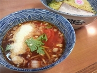 「トマトつけ麺+餃子」@札幌熟成味噌らーめん 匠神 大宮店の写真