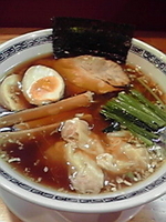 「ワンタン麺」@中華そば てんくうの写真