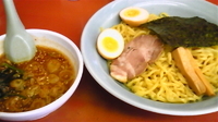 「辛味噌つけ麺+中盛（840円）」@ラーメン山岡家 土浦店の写真