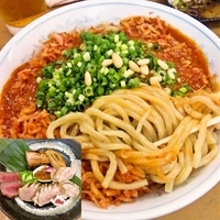 「肉御麺（スパイシー REDDISH）大辛1,100円」@MENYA 食い味の道有楽の写真