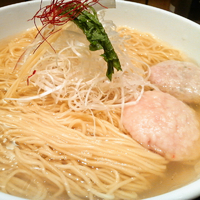 「あら炊き塩らあめん（大盛サービス）800円」@麺屋 海神の写真