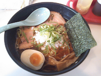 「冷しらーめん+セットチャーハン（700円+350円）」@熱血らーめん 遊びじゃネェんだよ!の写真