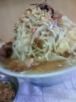 「ラーメン（ヤサイ、ニンニク、アブラ）」@ラーメン富士丸 北浦和店の写真