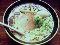 「みそらぁ〜めん（硬め）+あじたま+替え玉（ハリガネ）」@らぁ〜めん ぶぃスリーの写真