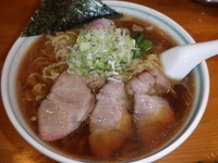 「支那そば（650円）大盛（150円）」@青竹平打ち中華そば 麺壱吉兆の写真