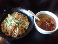 「赤味噌坦々つけ麺バージョン」@麺堂 稲葉の写真