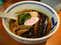 「冷やしらーめん（￥920）」@たけちゃんにぼしらーめん 調布店の写真