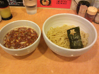 「赤つけめん並（800円）」@つけめん ★ONE★ 相模原店の写真