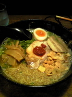 「ネギごま自分仕立てラーメン￥900」@康竜 銀座店の写真