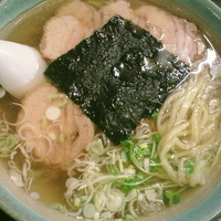 「塩チャーシューメン（麺硬め）¥750」@月ヶ瀬の写真