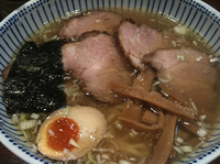 「塩ラーメン+チャーシュー（麺固め）」@麺創房 母なる海と大地の写真