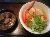 「魚介つけ麺（温盛）」@昭和食堂 小杉店の写真