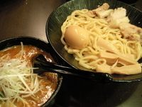 「特製辛味つけそば」@麺処 くるり 高円寺店の写真