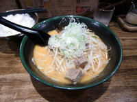 「味噌オロチョン」@北海道らーめん ひむろ 松戸駅前店の写真