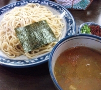 「エビ辛しつけ麺（大盛）」@中華そば・つけそば 浜屋の写真
