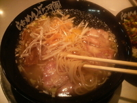 「[限定] せたが屋なつがお+ニンニク豚めし」@らあめん花月嵐 池袋店の写真