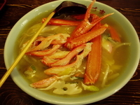 「カニラーメン」@食楽厨房あづまの写真