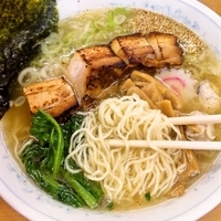 「※7/18までの限定 特選比内丸鶏黄金ラーメン+大盛（替玉対応）」@MENYA 食い味の道有楽の写真