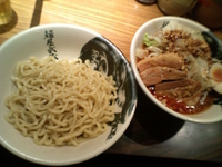 「食べるラー油つけ麺（野菜ましまし）」@麺屋武蔵 虎洞の写真