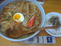 「サンマーメン+ふりかけ半ライス」@ミッキーズハウスの写真