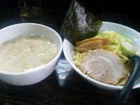 「柚子塩つけめん」@豚骨醤油 蕾の写真