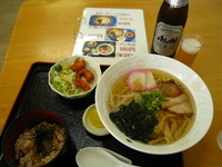 「ラーメンセット たこ飯バージョン1130円」@マリンオアシス はかたの写真