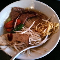 「牛のBBQらーめん（￥750）」@創麺業 磯部水産の写真