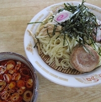 「つけ麺（大のみ）900円/つけ汁は醤油（辛）選択」@手打ちラーメン みうらの写真