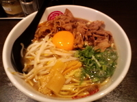 「肉玉そば（生玉子選択）950円」@徳島中華そば 徳福 蒲田店の写真
