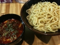 「辛つけ麺400gあつもり（800円）」@麺匠 克味の写真