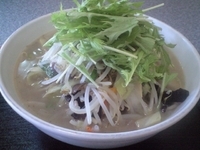 「野菜拉麺750円 大盛り無料」@まぁちゃん拉麺の写真