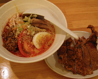 「冷し排骨担々麺」@かつぎやの写真