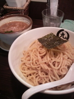 「鶏塩つけそば（中盛）」@鶏そば専門店 前略。まるきゅうの写真